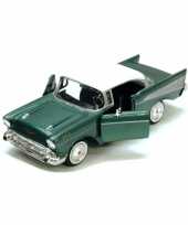 Groothandel speelgoedauto chevrolet bel air 1957 groen 1 24 21 x 8 x 6 cm