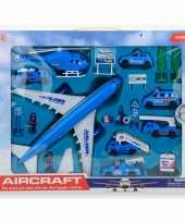 Groothandel speelgoedset vliegveld luchthaven voertuigen 20 delig voor kinderen