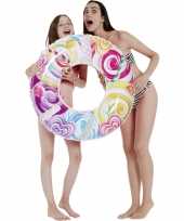Groothandel waterspeelgoed snoepjesprint zwemband zwemring 76 cm voor jongens meisjes kinderen en dames heren volwassenen