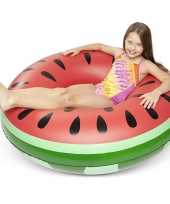 Groothandel waterspeelgoed xxl watermeloen fruit zwemband zwemring 120 cm