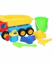 Groothandel zandbak speelgoed kiepauto enkele oplegger 35 cm