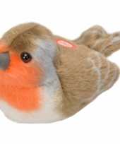 Groothandel zangvogels knuffels roodborstje speelgoed