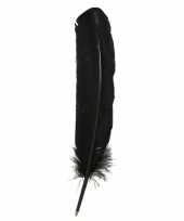 Groothandel zwarte ganzenveren pennen 30 cm speelgoed